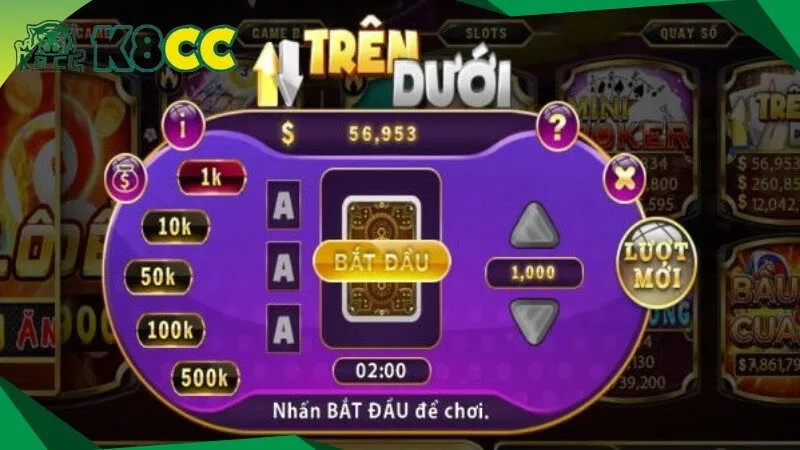 Game trên dưới có đa dạng biến thể